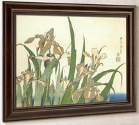 Irises By Hokusai Fine Art Print