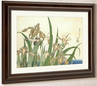 Irises By Hokusai Fine Art Print