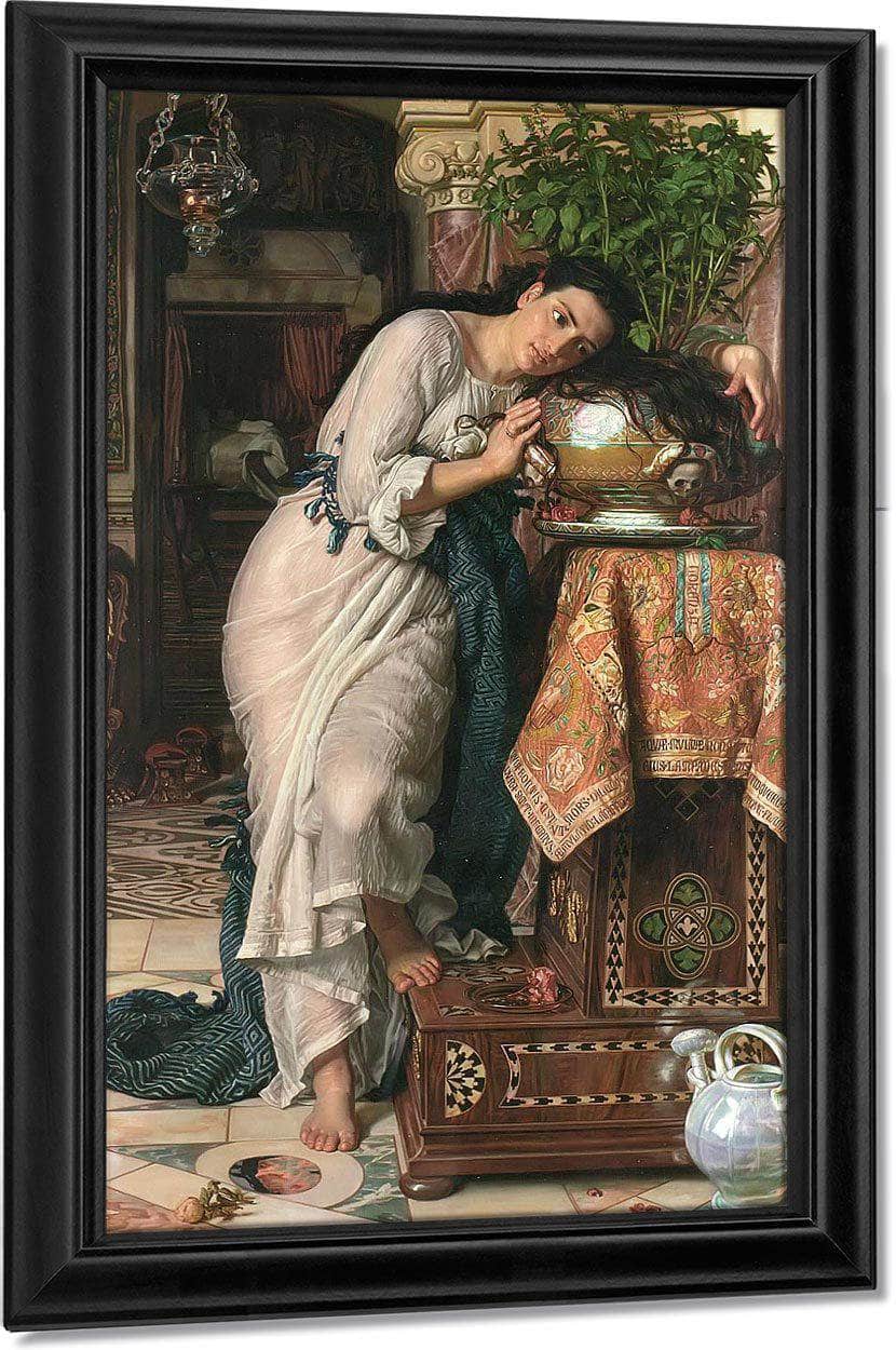Isabella And The Pot Of Basil By William Holman Hunt Fine Art Print