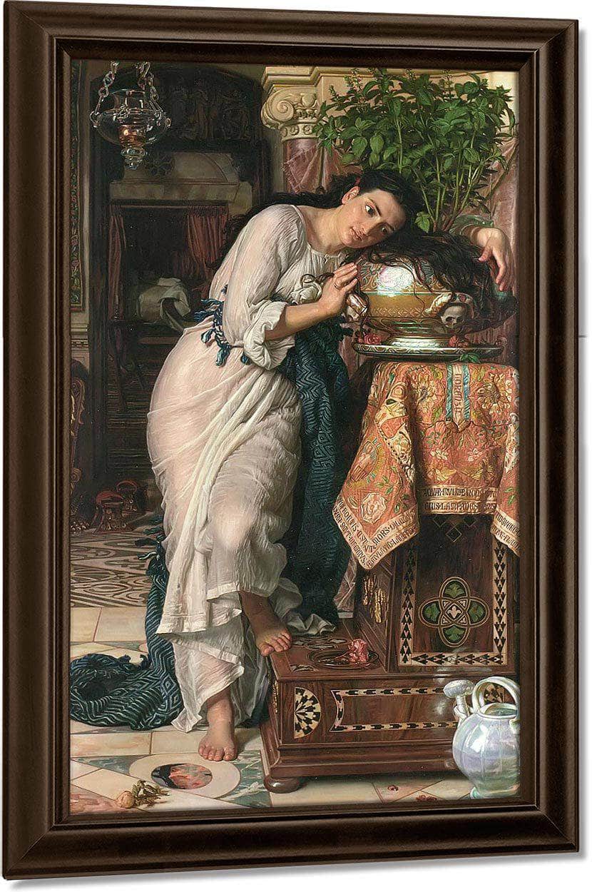Isabella And The Pot Of Basil By William Holman Hunt Fine Art Print