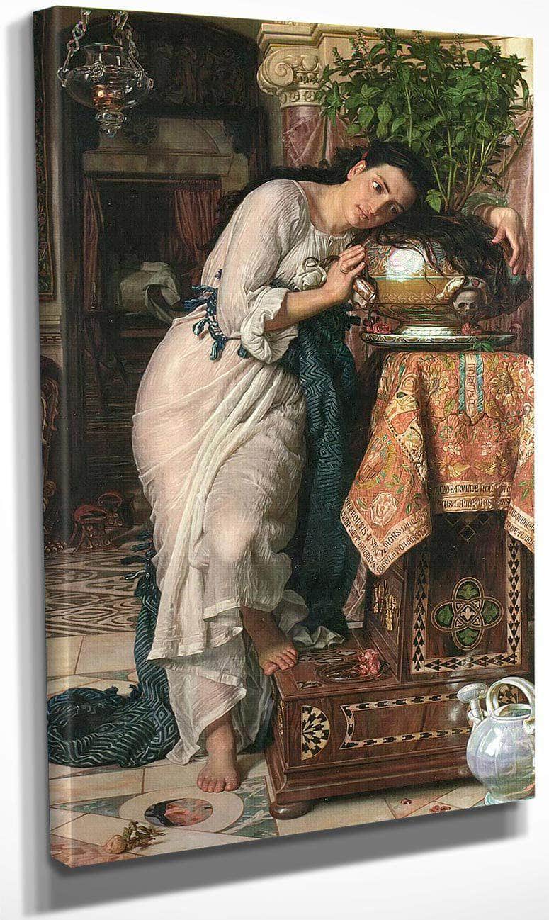 Isabella And The Pot Of Basil By William Holman Hunt Fine Art Print