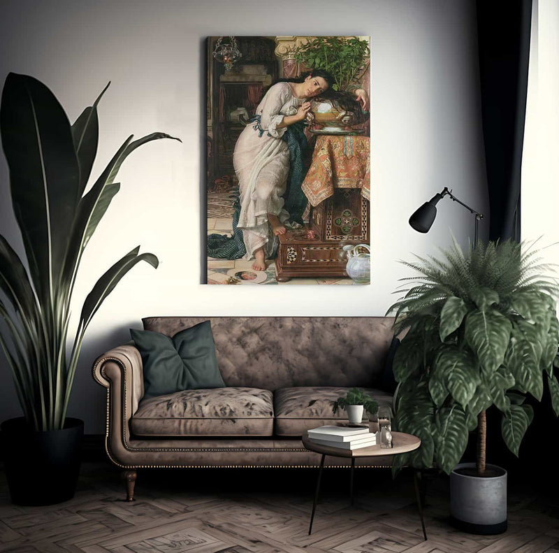 Isabella And The Pot Of Basil By William Holman Hunt Fine Art Print