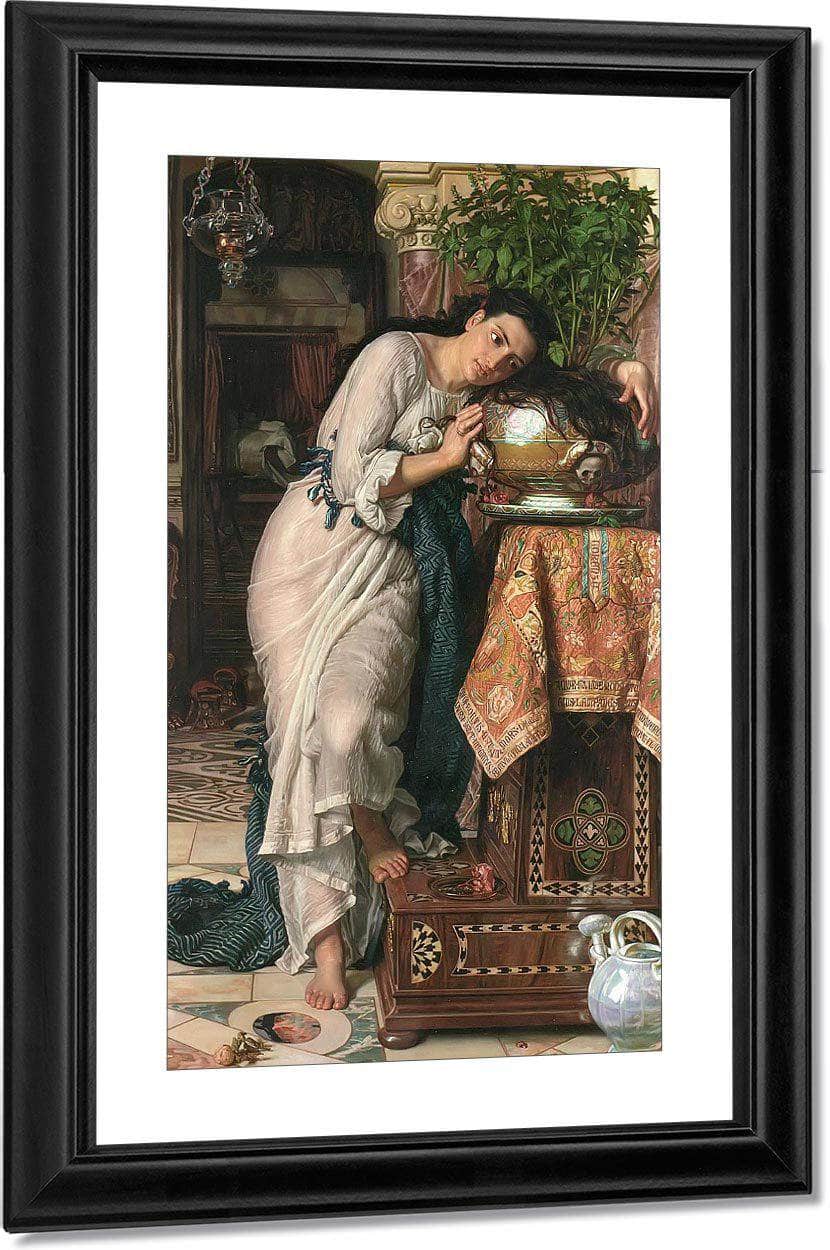 Isabella And The Pot Of Basil By William Holman Hunt Fine Art Print