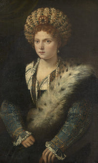 Isabella D’este Margravine Of Mantua By Titian Fine Art Print