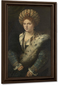 Isabella D’este Margravine Of Mantua By Titian Fine Art Print