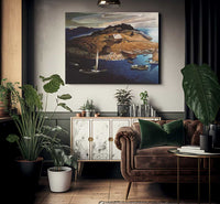 Island Funeral By N.C. Wyeth Fine Art Print