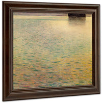 Island On The Attersee By Gustav Klimt Fine Art Print