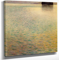 Island On The Attersee By Gustav Klimt Fine Art Print