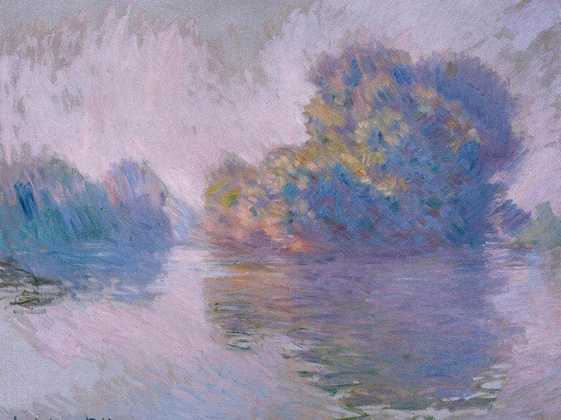 Islands At Port Villez By Monet Claude Fine Art Print
