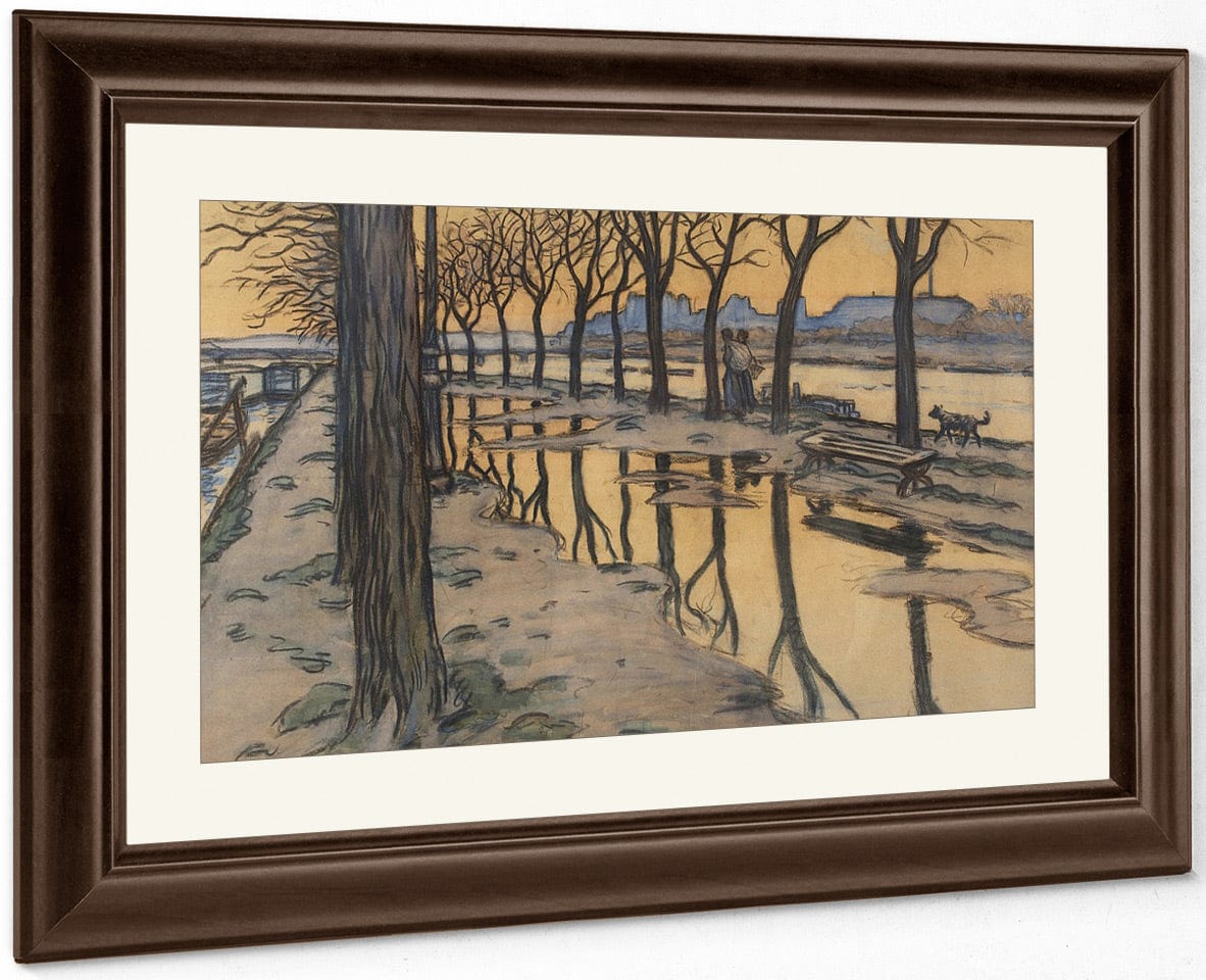 Isle Of The Swans (L'ile Des Cygnes) By Henri Riviere Fine Art Print