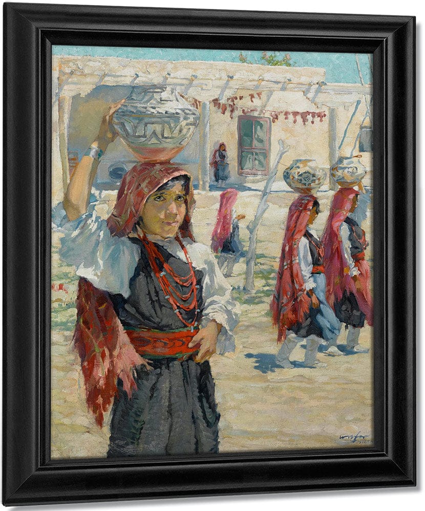 Isleta, New Mexico By Walter Ufer Fine Art Print