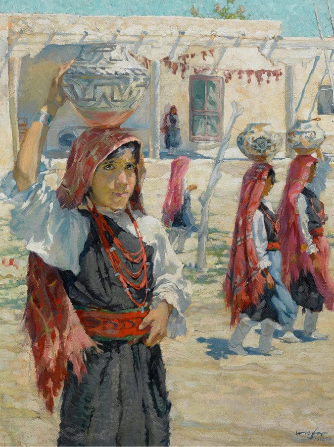 Isleta, New Mexico By Walter Ufer Fine Art Print