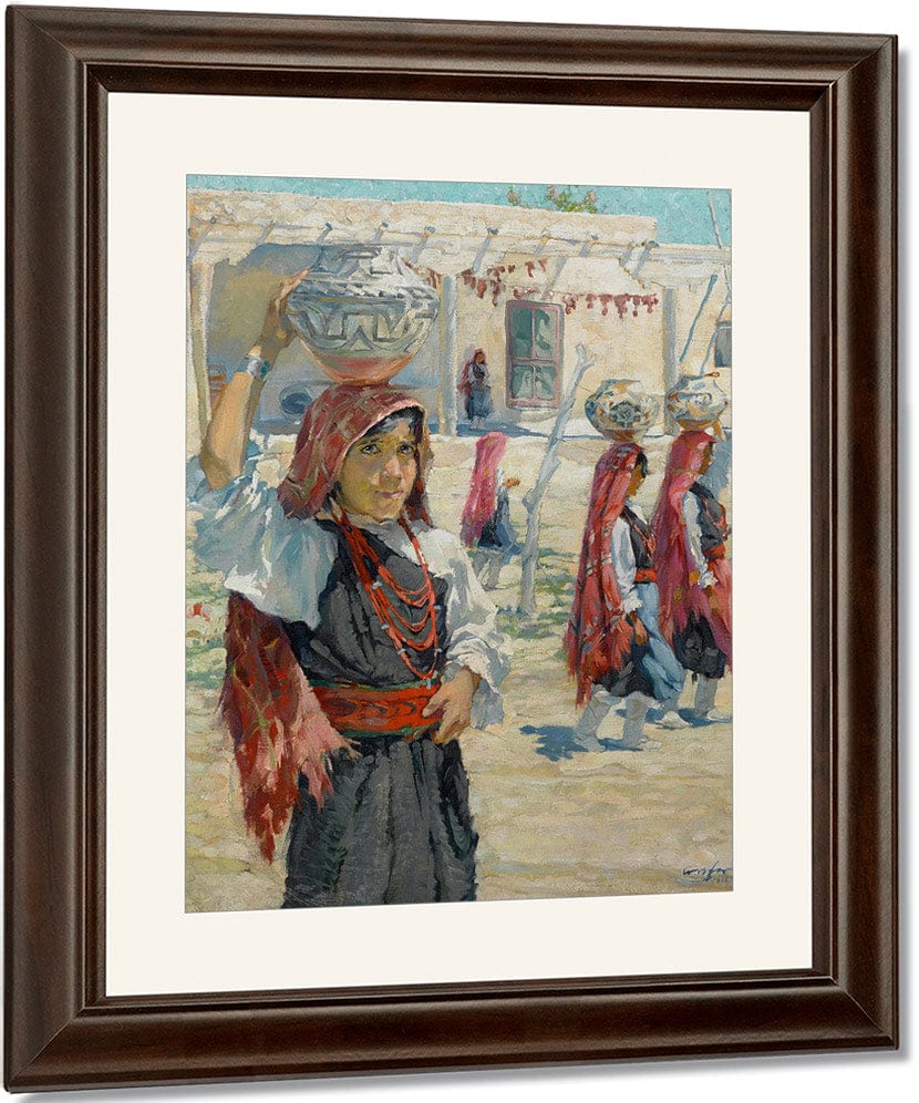 Isleta, New Mexico By Walter Ufer Fine Art Print