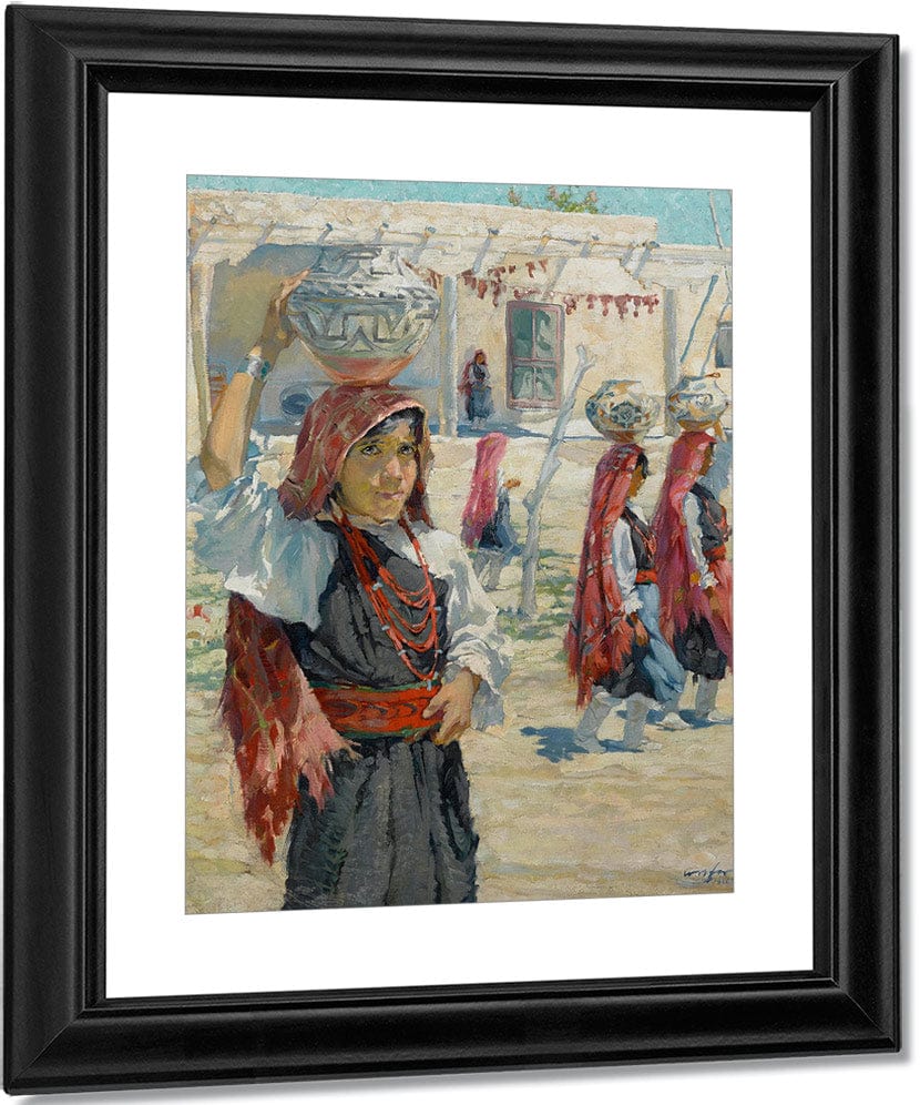 Isleta, New Mexico By Walter Ufer Fine Art Print