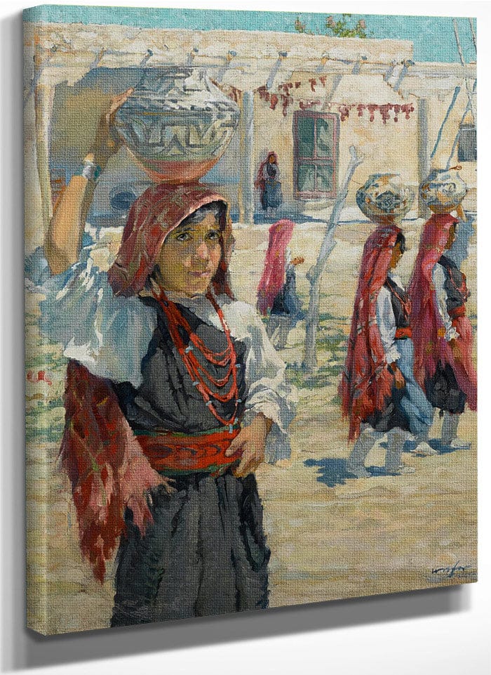 Isleta, New Mexico By Walter Ufer Fine Art Print