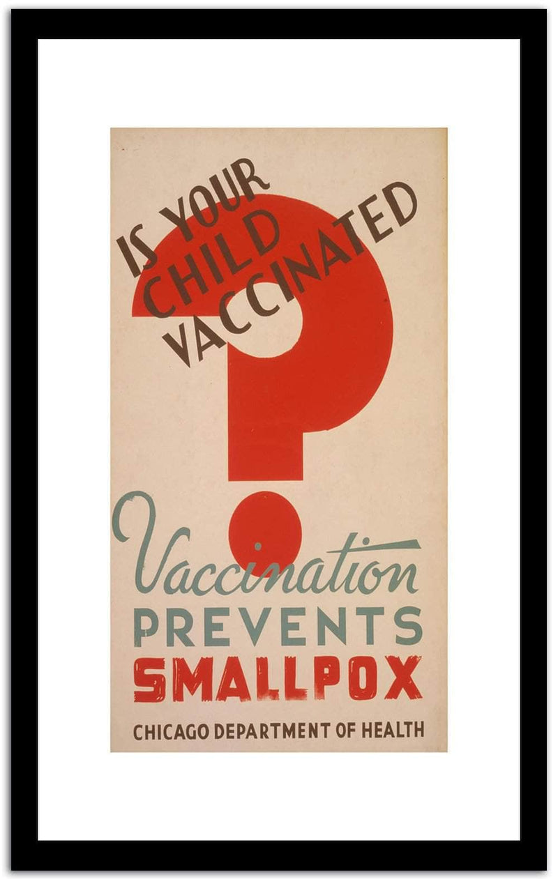It Your Child Vaccinated  Vintage Poster Fine Art Print