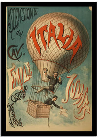 Italia  Vintage Poster Fine Art Print