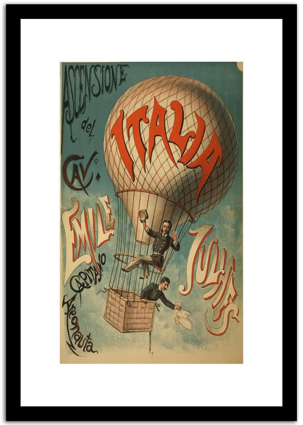 Italia  Vintage Poster Fine Art Print