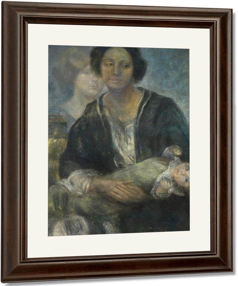 Italian Woman With Child By Alice Pike Barney Fine Art Print