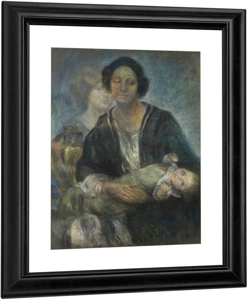 Italian Woman With Child By Alice Pike Barney Fine Art Print
