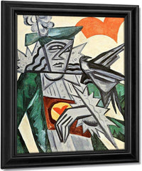 Jack Of Hearts 1915 By Olga Rozanova Fine Art Print