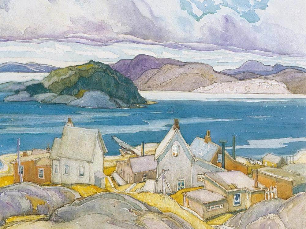 Jackfish Village By Frank Carmichael Fine Art Print