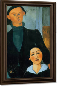 Jacques And Berthe Lipchitz 1916 By Amedeo Modigliani Fine Art Print