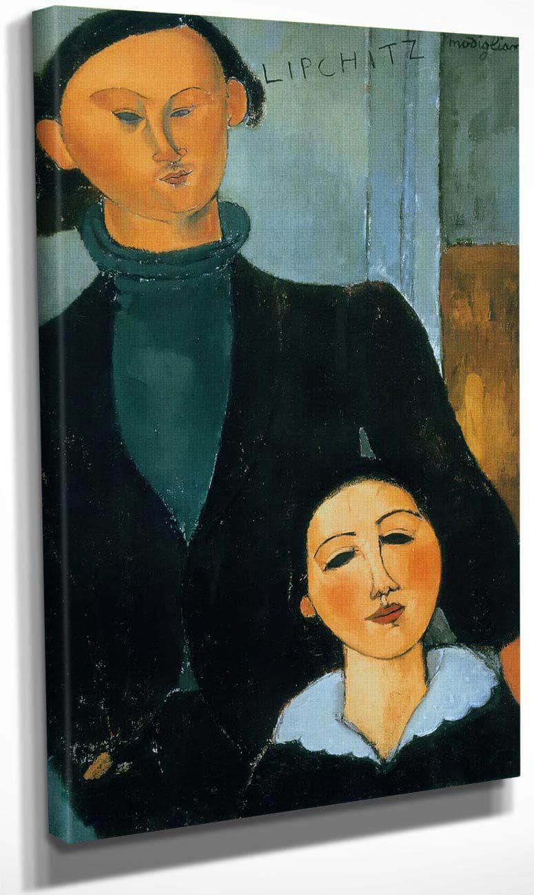 Jacques And Berthe Lipchitz 1916 By Amedeo Modigliani Fine Art Print