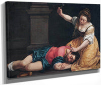 Jael And Sisera 1620 By Artemisia Gentileschi Fine Art Print