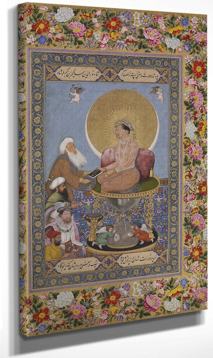 Jahangir Preferring A Sufi Shaikh To Kings 1618 By Bichitr Fine Art Print