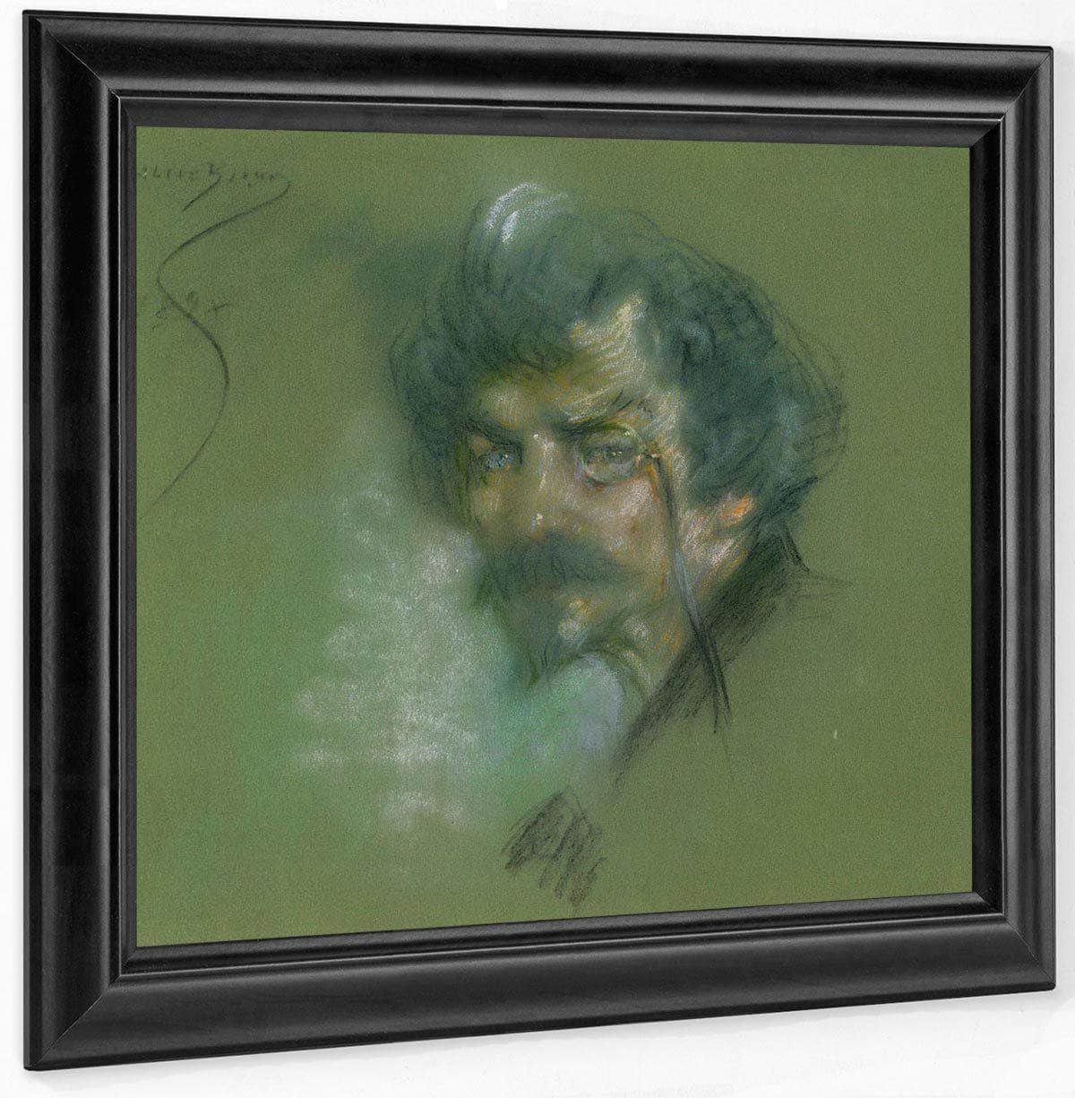 James Abbott McNeill Whistler By Alice Pike Barney Fine Art Print