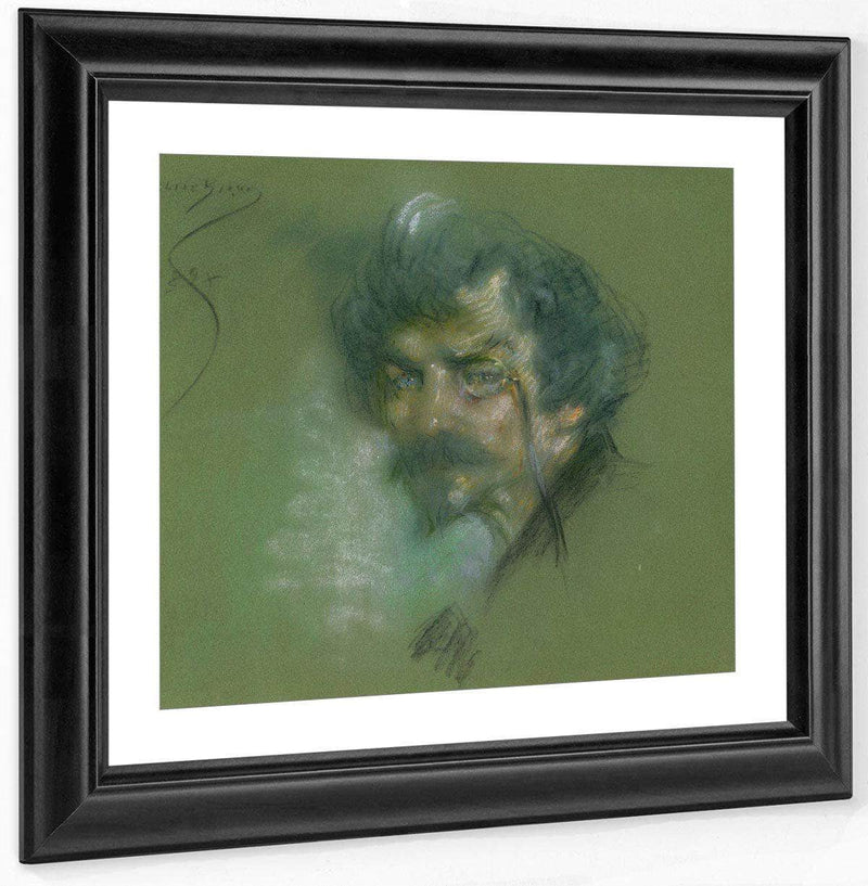 James Abbott McNeill Whistler By Alice Pike Barney Fine Art Print