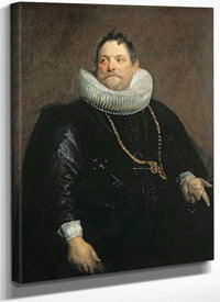 Jan Van Monfort By Anthony Van Dyck Fine Art Print