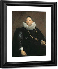 Jan Van Monfort By Anthony Van Dyck Fine Art Print