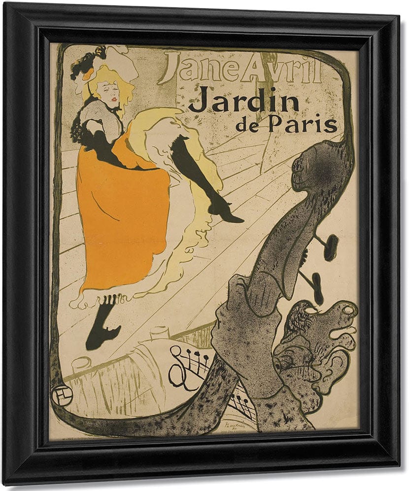 Jane Avril 3 By Henri Marie Raymond De Toulouse Lautrec Monfa Fine Art Print