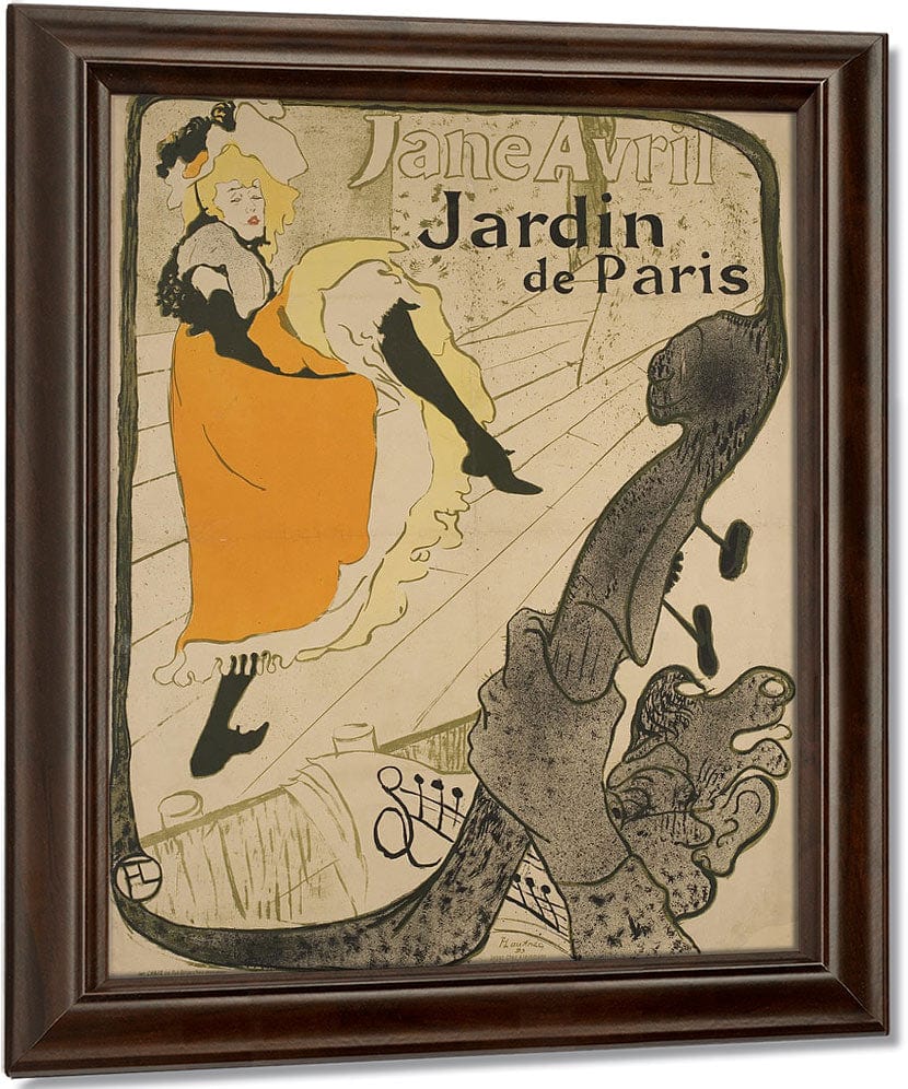 Jane Avril 3 By Henri Marie Raymond De Toulouse Lautrec Monfa Fine Art Print
