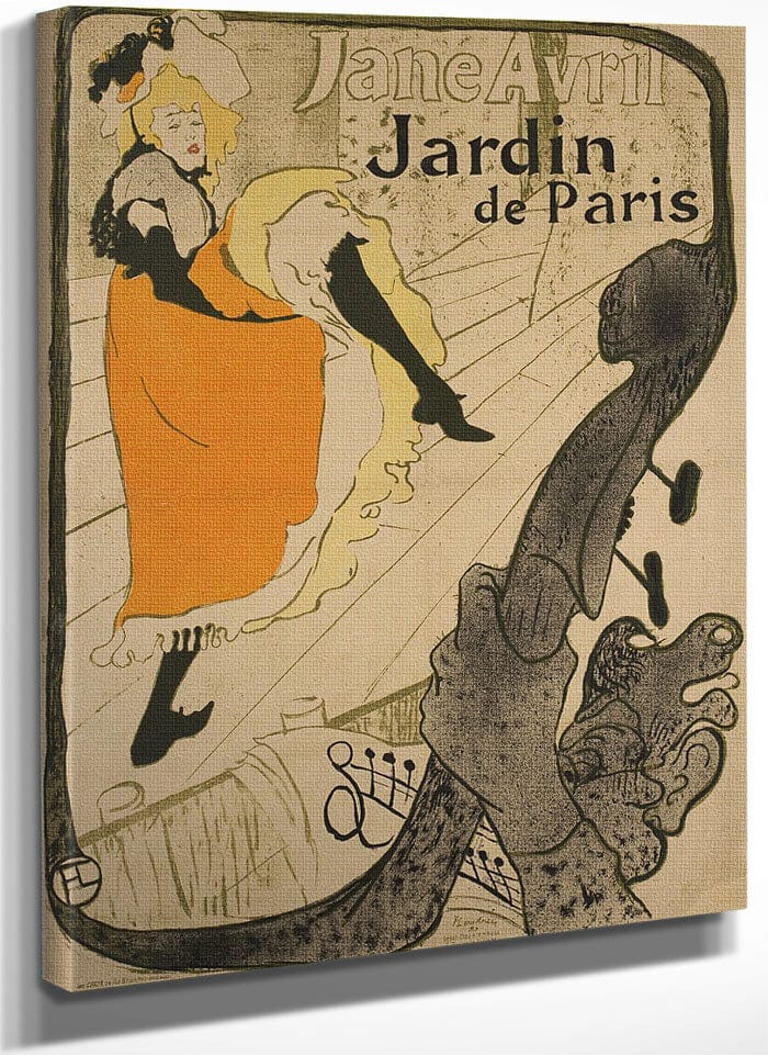 Jane Avril 3 By Henri Marie Raymond De Toulouse Lautrec Monfa Fine Art Print