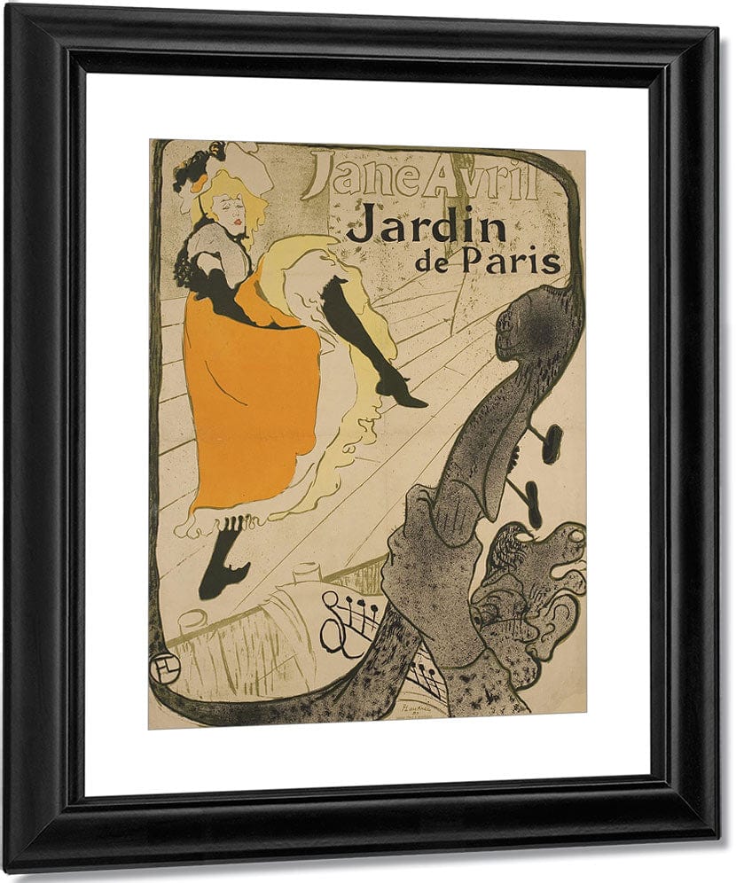 Jane Avril 3 By Henri Marie Raymond De Toulouse Lautrec Monfa Fine Art Print