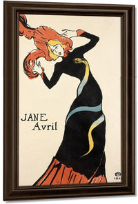 Jane Avril By Henri Marie Raymond De Toulouse Lautrec Monfa Fine Art Print