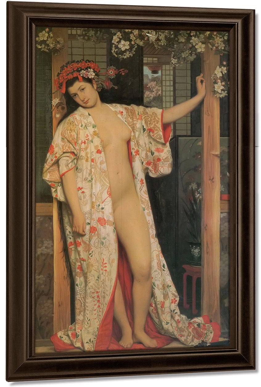 Japonaise Au Bain By James Tissot Fine Art Print