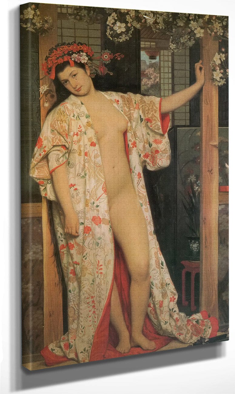 Japonaise Au Bain By James Tissot Fine Art Print
