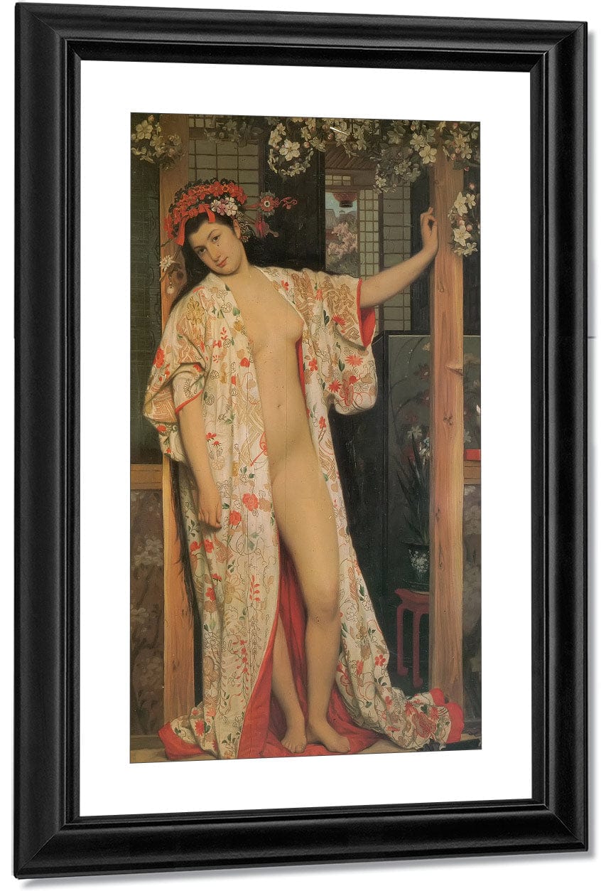 Japonaise Au Bain By James Tissot Fine Art Print