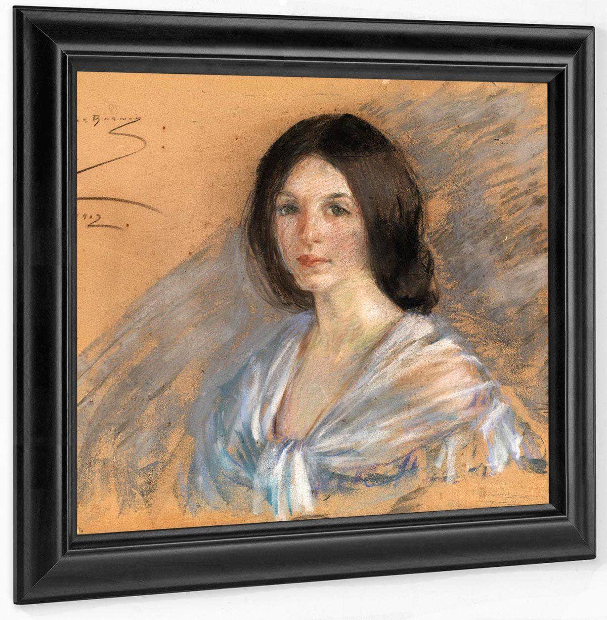 Jaqueline With Fichu By Alice Pike Barney Fine Art Print