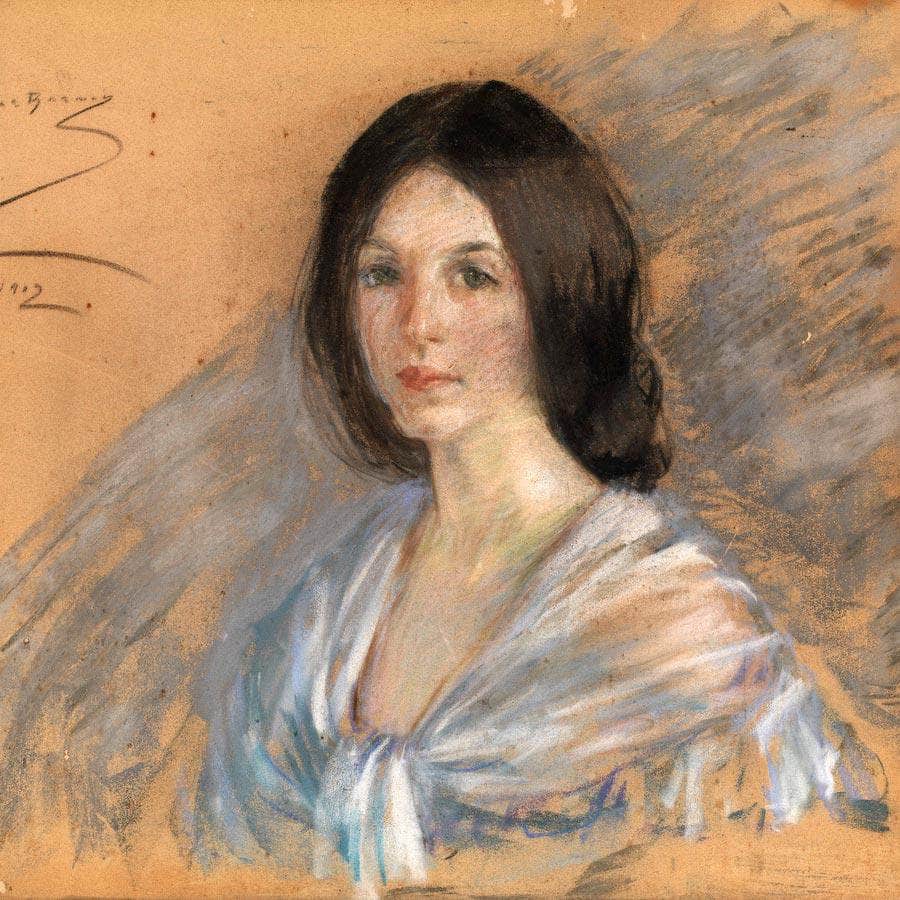 Jaqueline With Fichu By Alice Pike Barney Fine Art Print