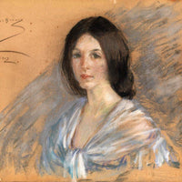 Jaqueline With Fichu By Alice Pike Barney Fine Art Print