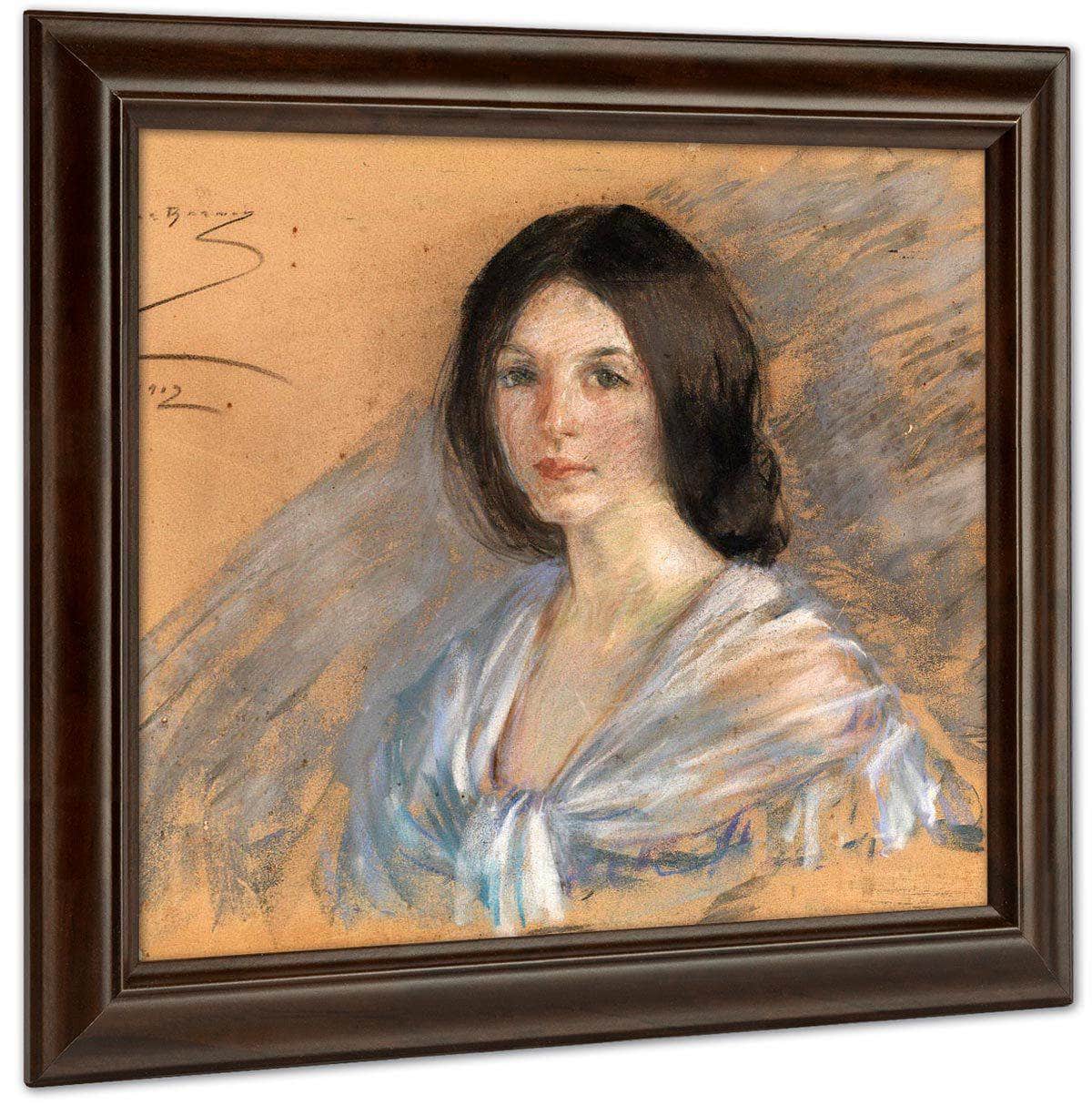 Jaqueline With Fichu By Alice Pike Barney Fine Art Print