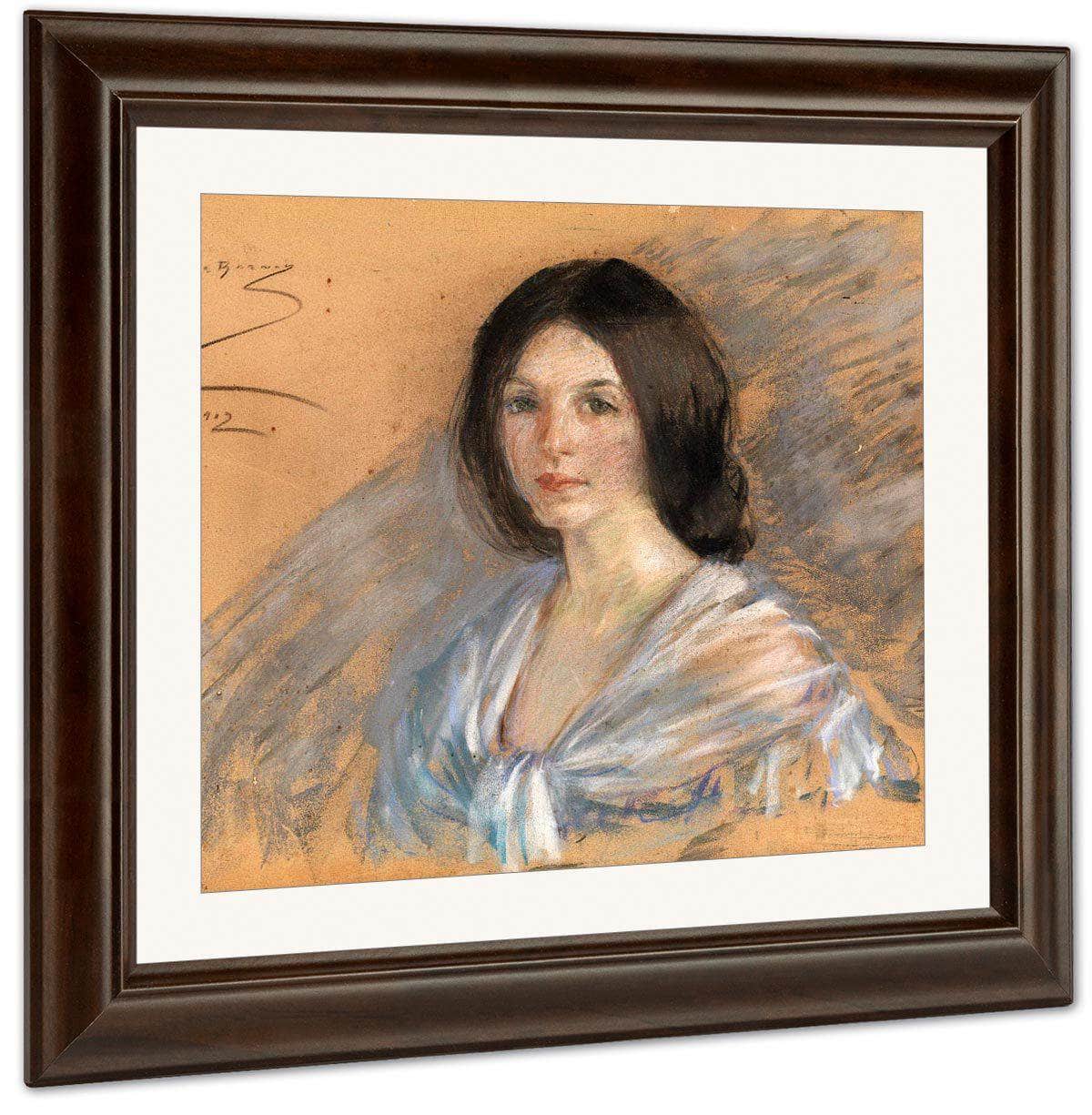 Jaqueline With Fichu By Alice Pike Barney Fine Art Print