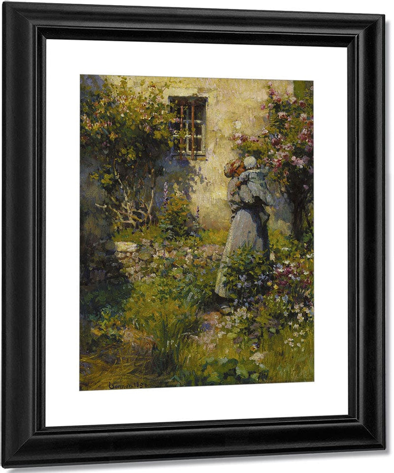 Jardin De Paysanne (Peasant Garden) By Robert William Vonnoh Fine Art Print