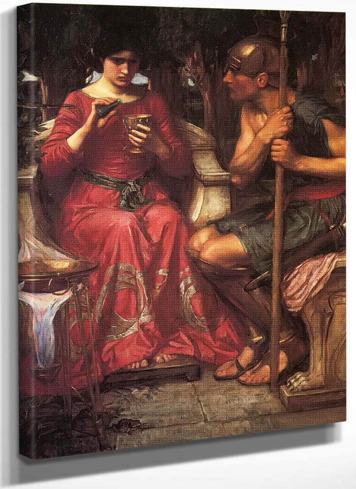 Jason And Medea By John Waterhouse Fine Art Print