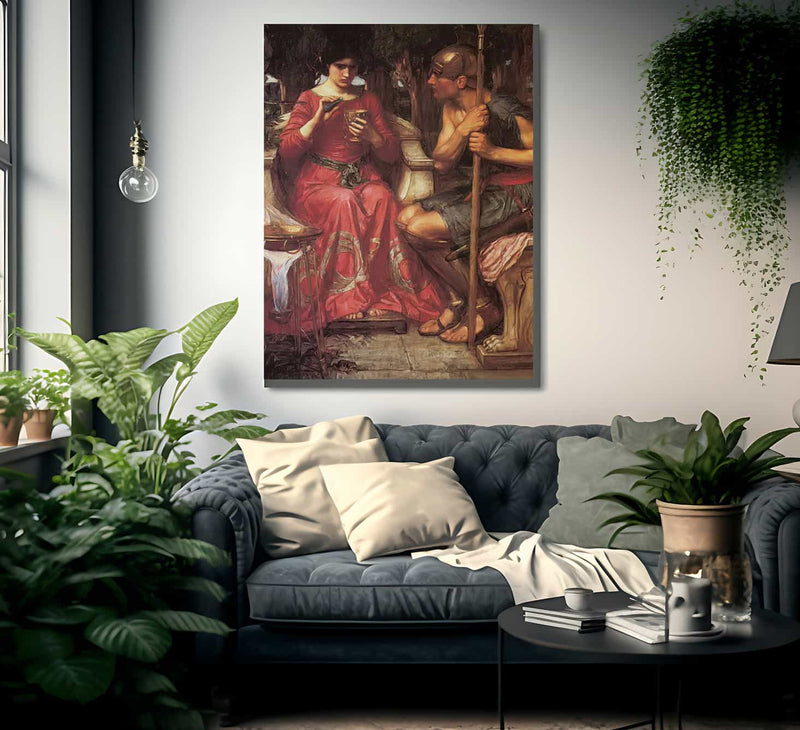 Jason And Medea By John Waterhouse Fine Art Print